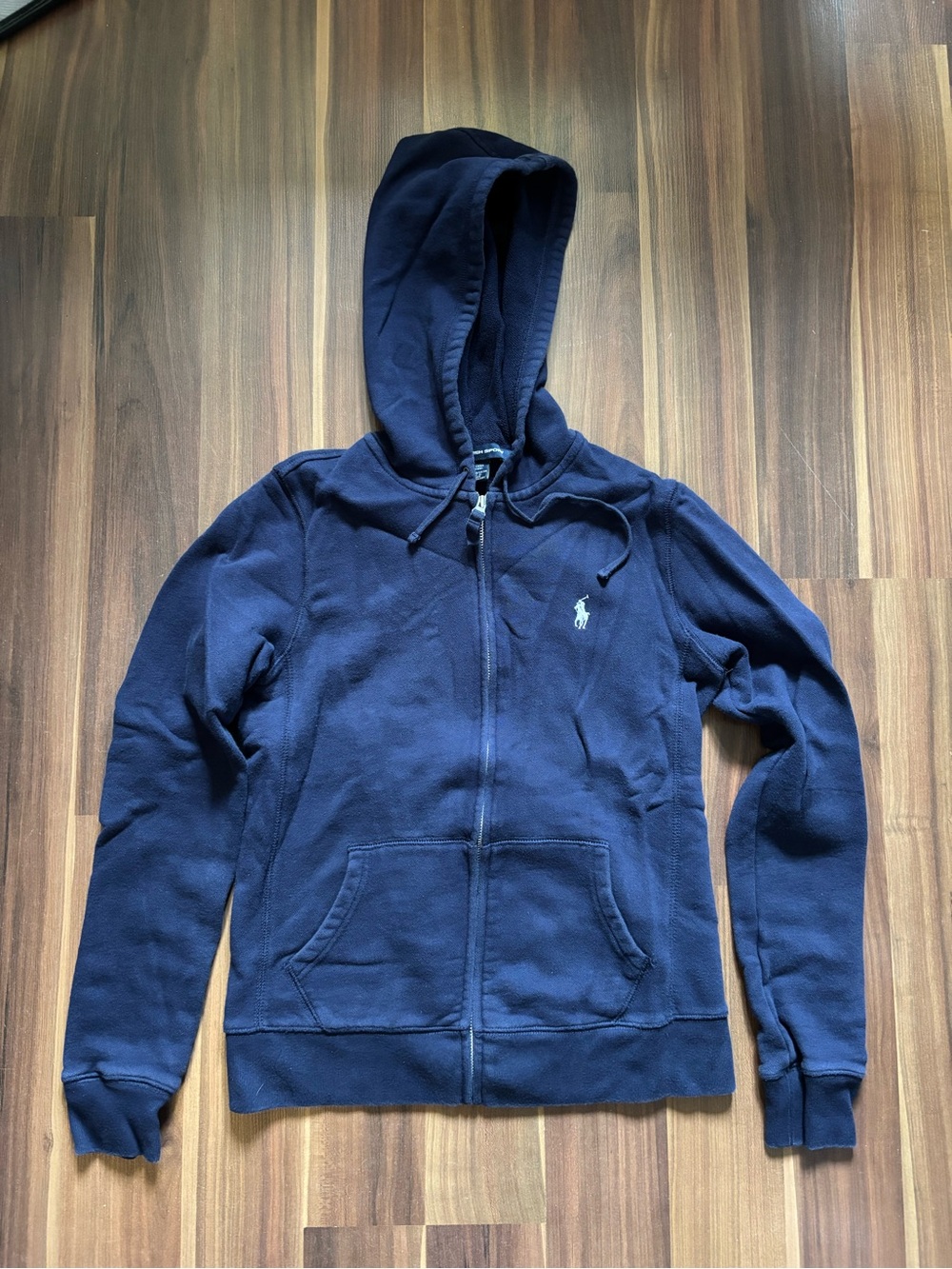 Ralph Lauren Navy Blue Zip-Up Hoodie